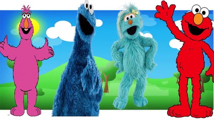 Elmo Finger Family Collection Susame Street Cartoon Animation Nursery Rhymes for Children