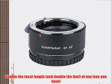 Quantaray 2X AF Teleconverter Lens Converter for Minolta Cameras w/ Covers