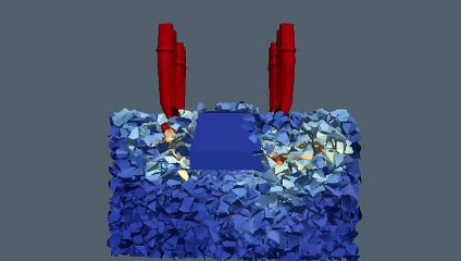 Simulagora pour étudier le ballast des voies SNCF