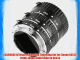 XCSOURCE AF Macro Extension Tube Ring Set For Canon EOS EF 1100D 1000D 600D 650D 7D DC373