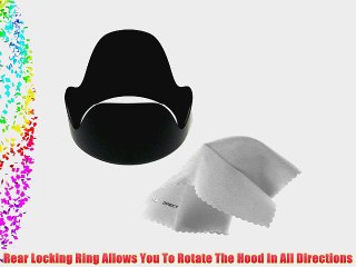 Panasonic HC-V700M Pro Digital Lens Hood (Flower Design) (58mm)   Stepping Ring 46-58mm   Nwv