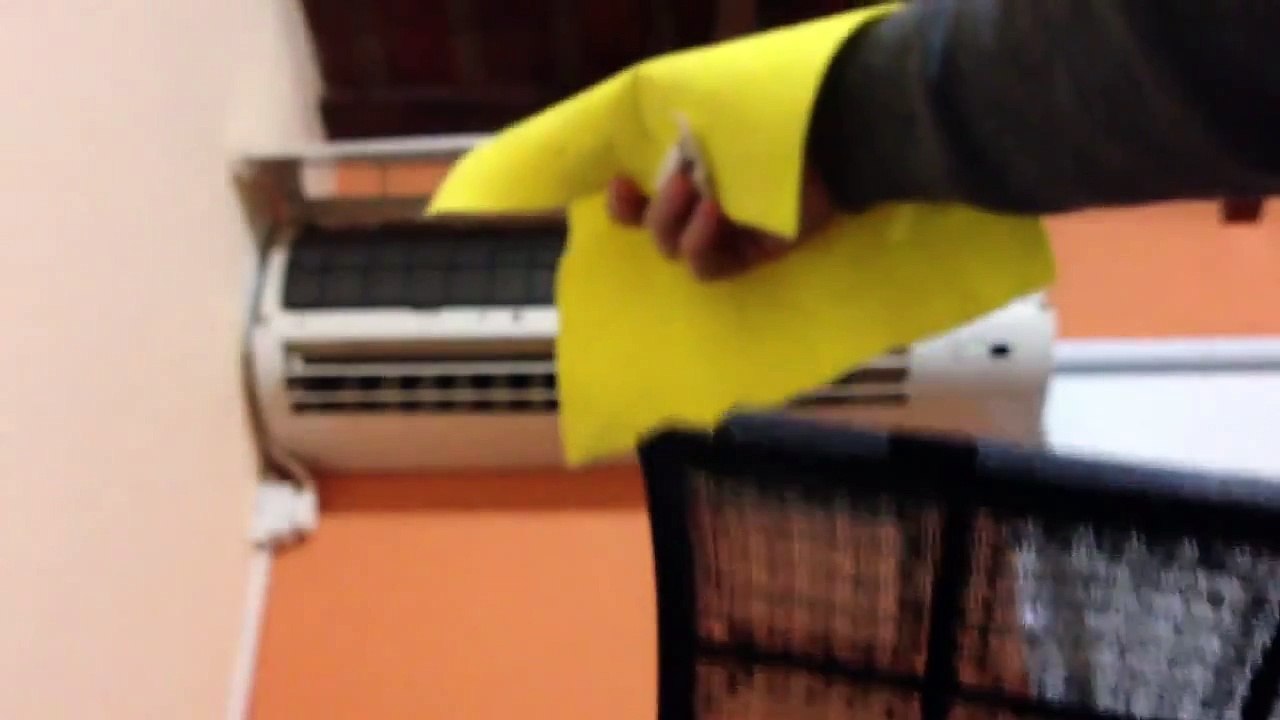 Limpiar filtros del aire acondicionado   Mantenimiento de AA