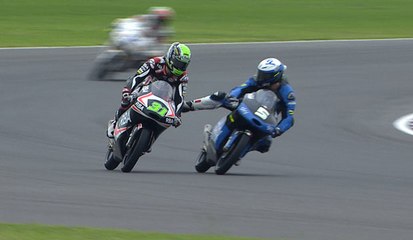 Clash entre deux motards au Moto GP