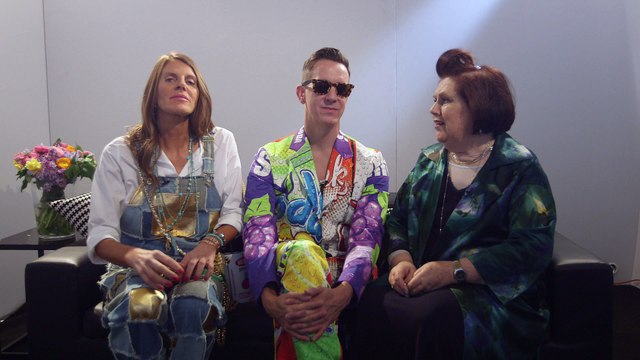 Jeremy Scott et Anna Dello Russo à la Condé Nast International Luxury Conference