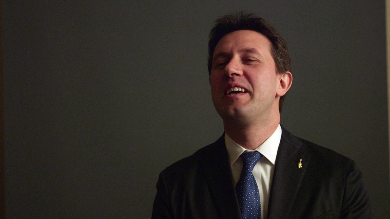 Le maire de Florence Dario Nardella à la Condé Nast International Luxury Conference