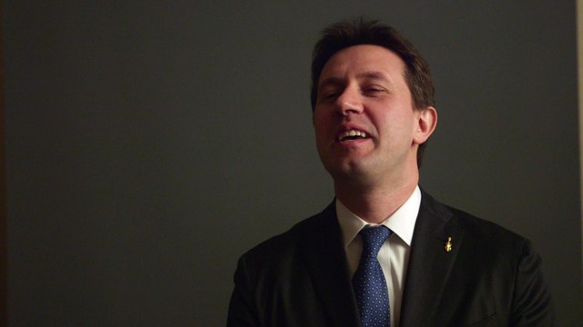 Le maire de Florence Dario Nardella à la Condé Nast International Luxury Conference