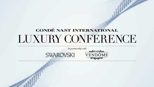 Reginald Brack à la Condé Nast International Luxury Conference