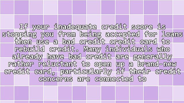 Credit Cards For Bad Credit To Improve Credit Scores