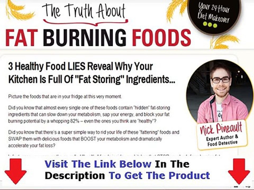 Real & Honest Truth About Fat Burning Foods Review Bonus + Discount