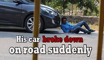 A Girl Is Under The Car Trying To Repair, Watch How People React To Her