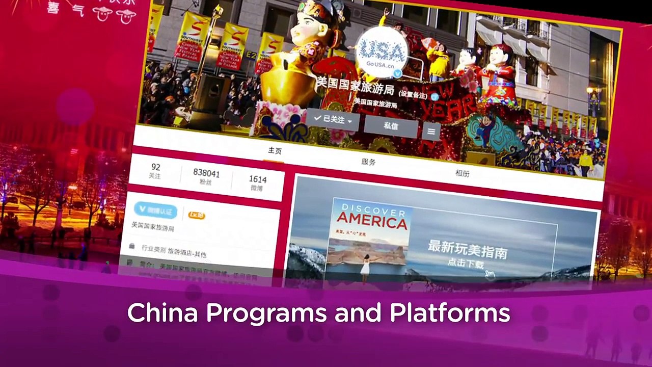 Together We Are Marketing the USA - Program Highlights