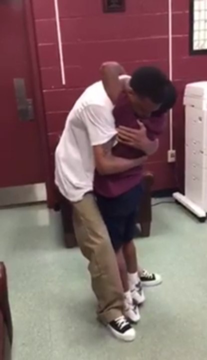 Man Surprises His Little Brother With His Release From Prison