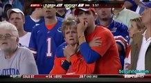 Tim Tebow Gets Knocked Out  KY GAME
