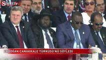 Erdoğan Çanakkale Türküsü'nü söyledi