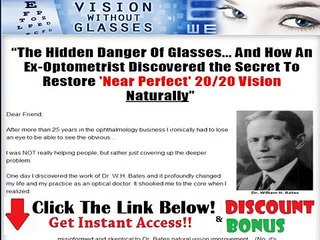 Cloudy Vision Without Glasses + Discount