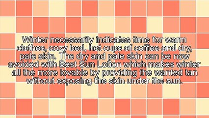 Chief Information On Best Sun Lotion