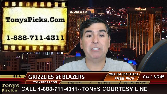 NBA Playoff Odds Game 3 Portland Trailblazers vs. Memphis Grizzlies Free Pick Prediction Preview 4-25-2015