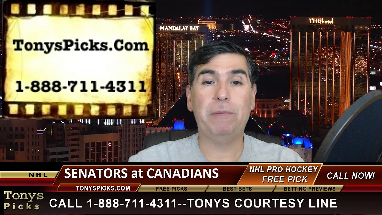 Montreal Canadians vs. Ottawa Senators Game 5 Odds Free Pick Prediction Playoff Preview 4-24-2015