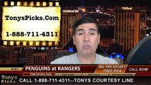 New York Rangers vs. Pittsburgh Penguins Game 5 Odds Free Pick Prediction Playoff Preview 4-24-2015