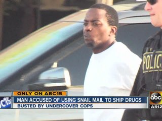 Man accused of using snail mail to ship drugs