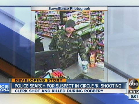Police look for gunman after Circle K clerk shot and killed in North Phoenix