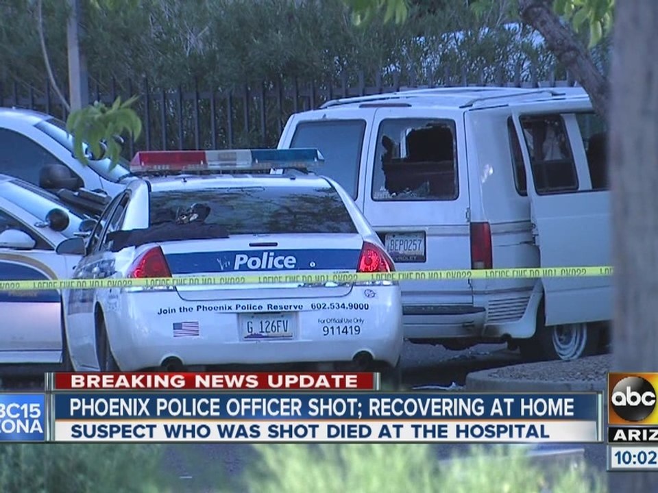 Suspect killed, officer wounded in Phoenix shooting