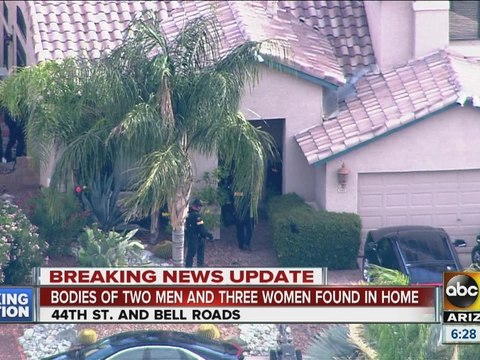 Bodies of two men an three women found in north Phoenix home