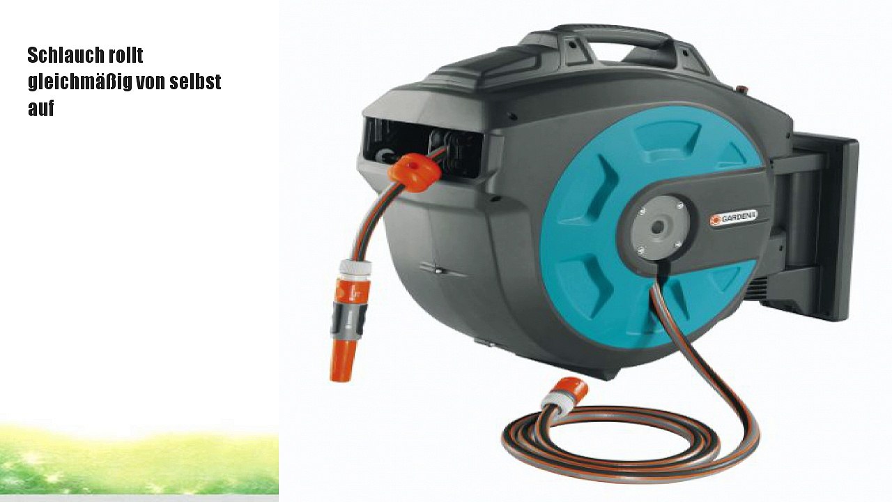 Gardena 802320 Comfort WandSchlauchbox 25 rollup video Dailymotion