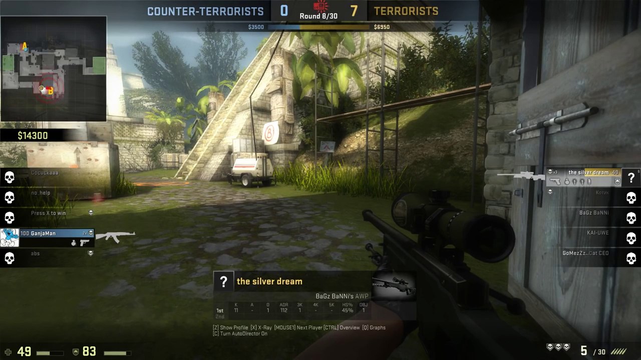 Top 5 fail & fun CSGO #7