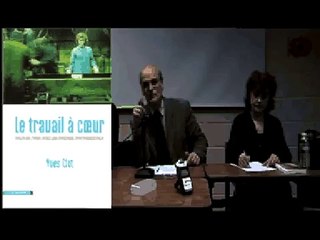 Débat  autour du livre d'Yves CLOT "Le travail à coeur" avec la CGT des cadres