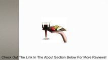 Black Cocktail Buffet Plates with Beverage Holder 10 Pack Party Plates with Wine Stem Holder Review