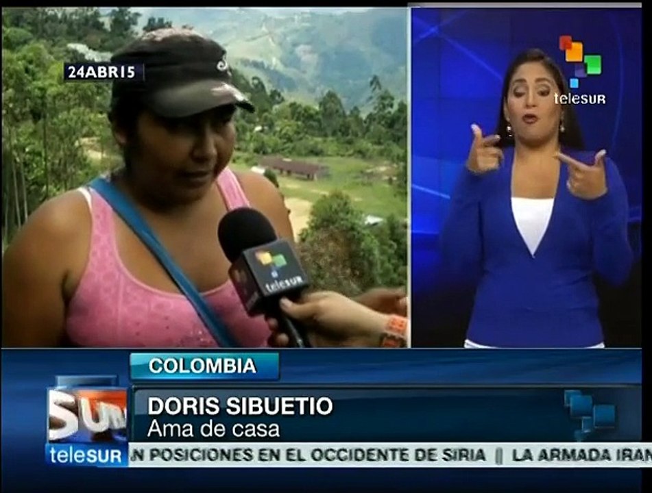 Colombia: Campesinos del Cauca piden cese de ataques aéreos