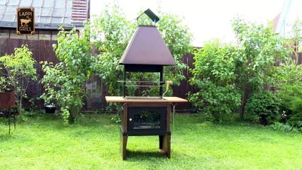 Садовый гриль-барбекю LAPPIGRILL-VS на www.GrilliBarbecue.ru