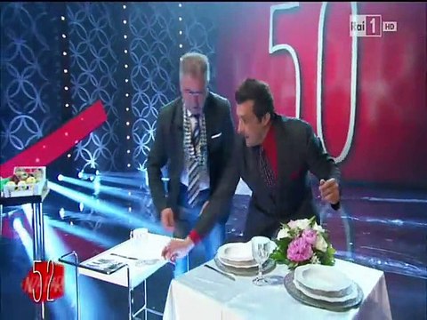 Flavio Insinna ospite a Senza parole su Rai 1- 23/04/2015