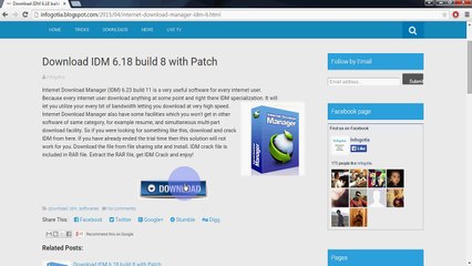 how to crack idm 6.18 build 8