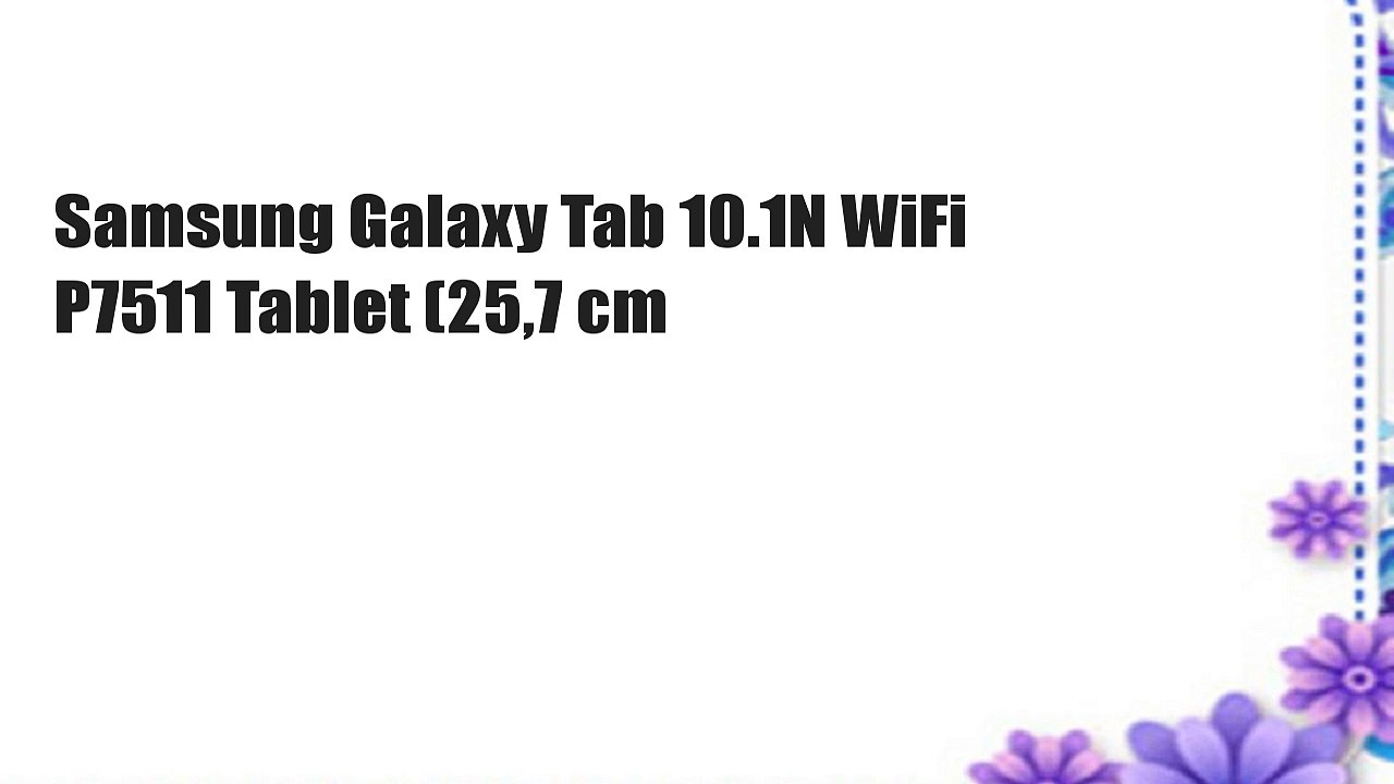 Samsung Galaxy Tab 10.1N WiFi P7511 Tablet (25,7 cm