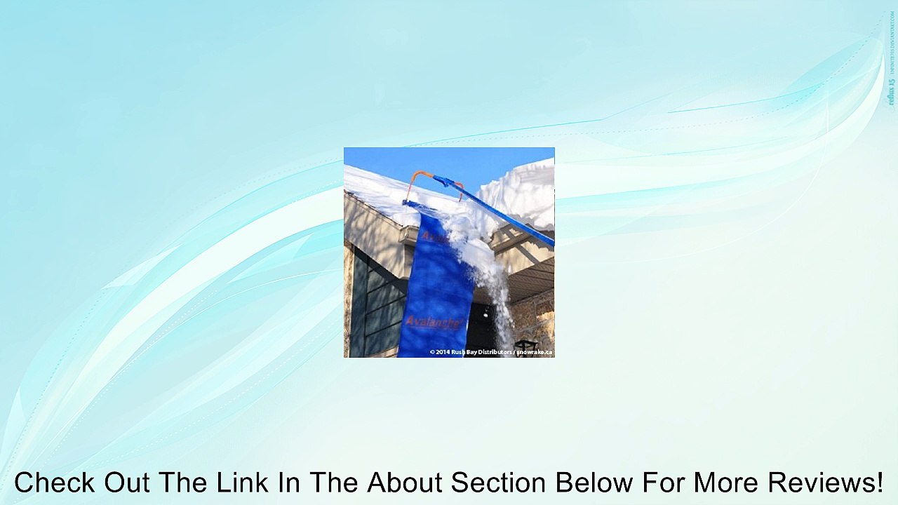 New Model Avalanche Roof Rake Snow Removal System AVA-750 Review