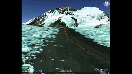 Download Video: Mount Everest North Ridge Climbing Route in 3D