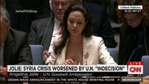 Angelina Jolie Speaks to UN Security Council on Syrian Refugee Crisis