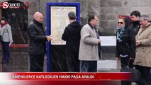 Ermeni çetecilerin öldürdüğü Erzurum Belediye Başkanı Hakkı Paşa anıldı