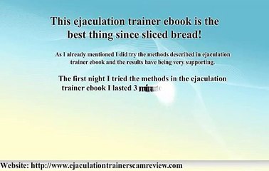 Ejaculation Trainer Ebook Scam
