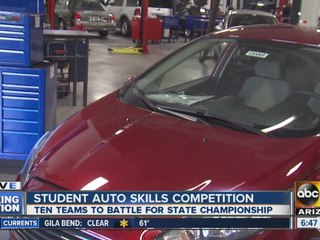 Student auto skills competition