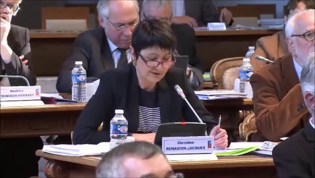 Christine RENAUDIN. Discussion générale. Carte scolaire. 24 avril 2015