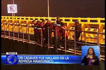 Un cadáver fue hallado en la represa Manduriacu