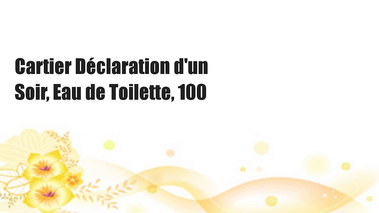 Cartier Déclaration d'un Soir, Eau de Toilette, 100