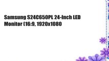 Samsung S24C650PL 24-Inch LED Monitor (16:9, 1920x1080