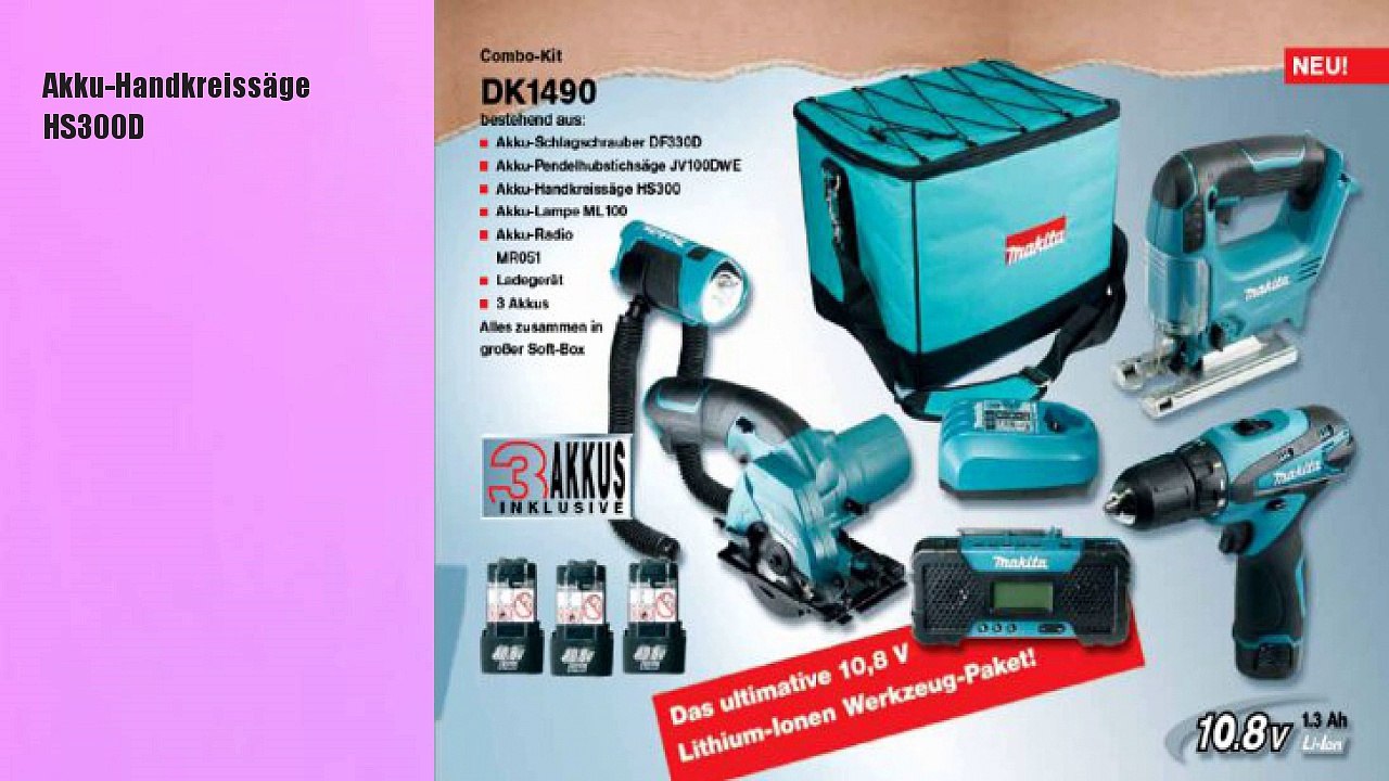 Makita DK1490 Combo-Kit 10,8 V (DF330D+HS300+JV100