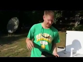 slow motion of an ak 47 underwater