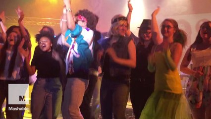 Stage collapses during high school performance 'Don't Stop Believin'