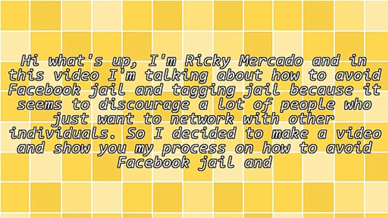 How To Avoid Facebook Jail And Tagging Jail - FB Jail